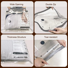 15-Pack Travel Vacuum Storage Bags with Rechargeable Air Pump